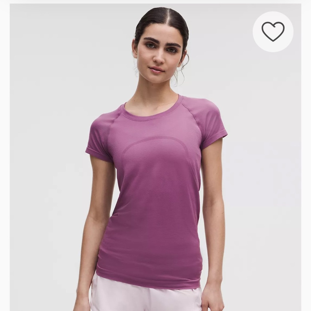 lululemon athletica Purple Short Sleeve Tee